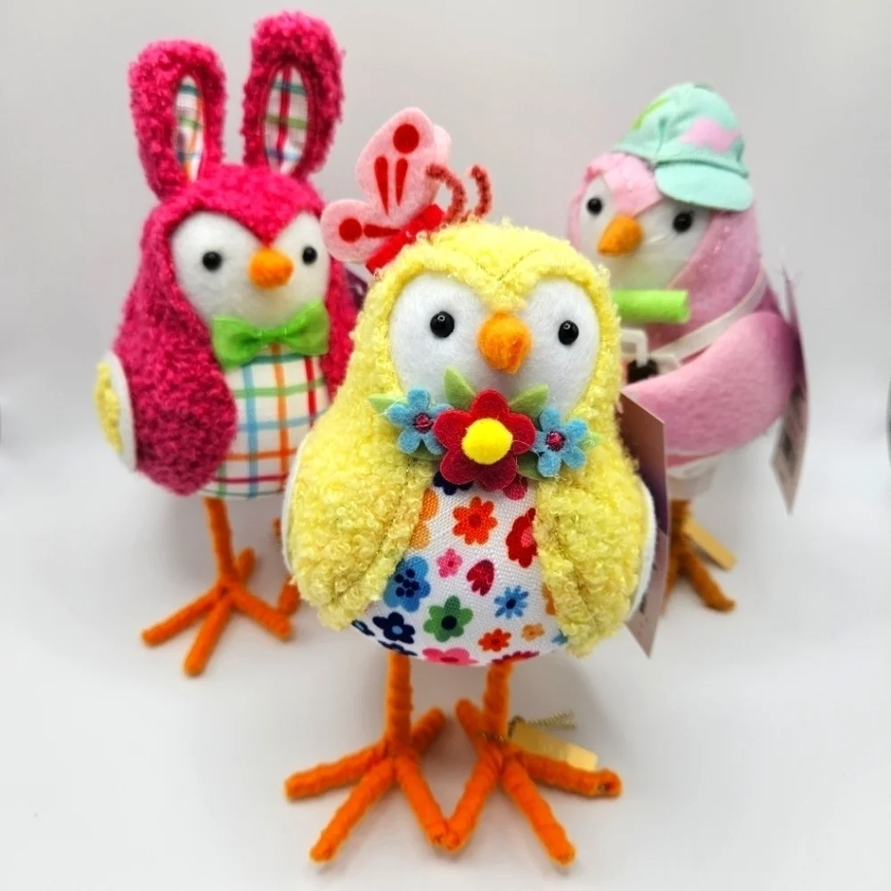 NEW Target Spritz Easter Featherly Friends Hue Tint Scribble 2025 Set of 3 Birds